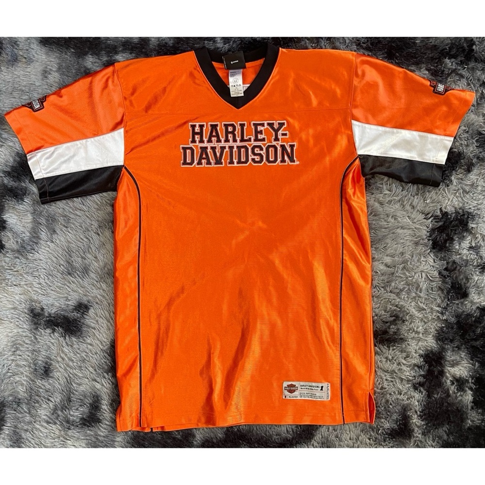Harley Davidson Orange Youth World Bike Pass Jersey